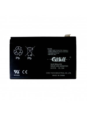 HONEYWELL 12V 12AH BATTERY FOR BURGLAR ALARMS AND FIRE CONTROL PANELS CA12120