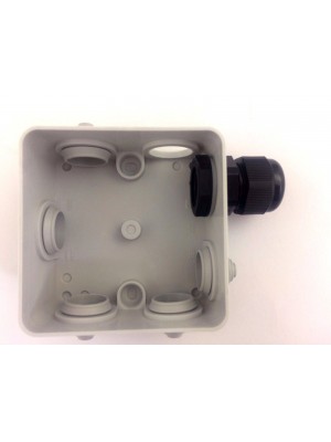 20mm Black Glands with Locknut IP68 (pack of 10)