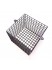 9 Inch Steel Mesh Security Cage Black
