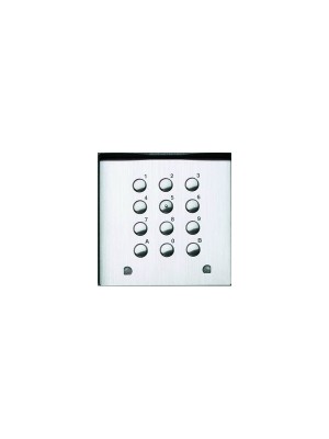 Anti-vandal Keypad + Front Plate And Buttons In Acid-resistant Stainless Steel