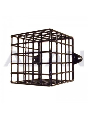 5 Inch Steel Mesh Security Cage White